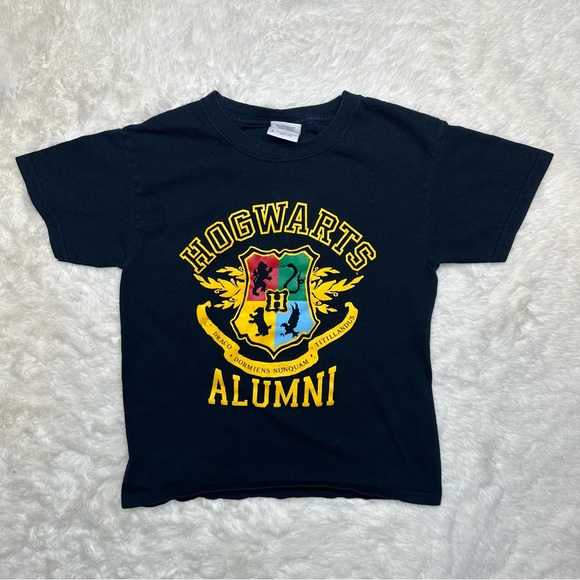 Gildan Other - Gildan Harry Potter Howarts T-Shirt Black & Yellow Size Small